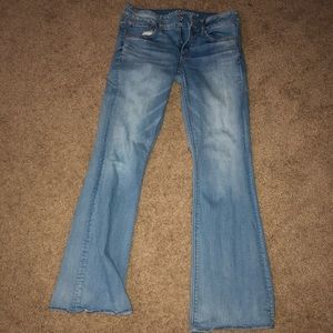 Flare cut jeans